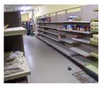 Empty Store Shelves